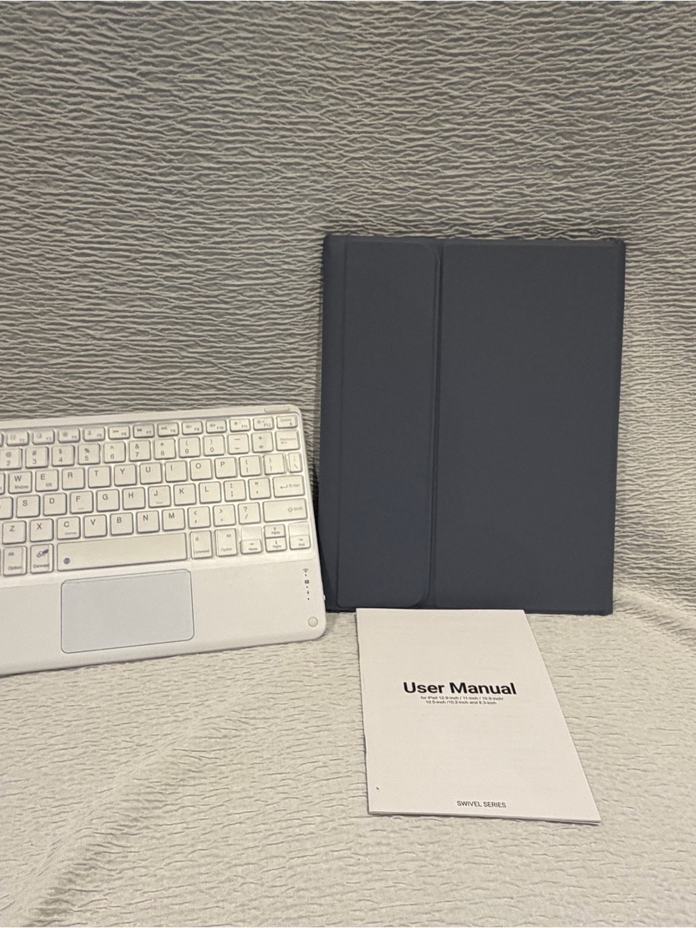 Universal Purple Tablet Folio Case with Keyboard